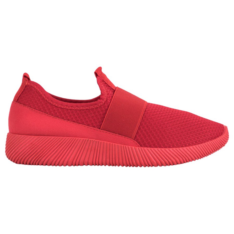 Slip-on sportskor röd