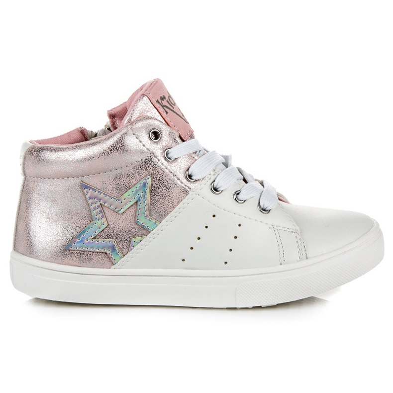 American club zip sneakers vit