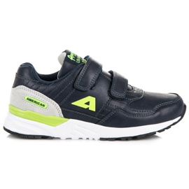 American Club Velcro skor amerikanska klubben blå