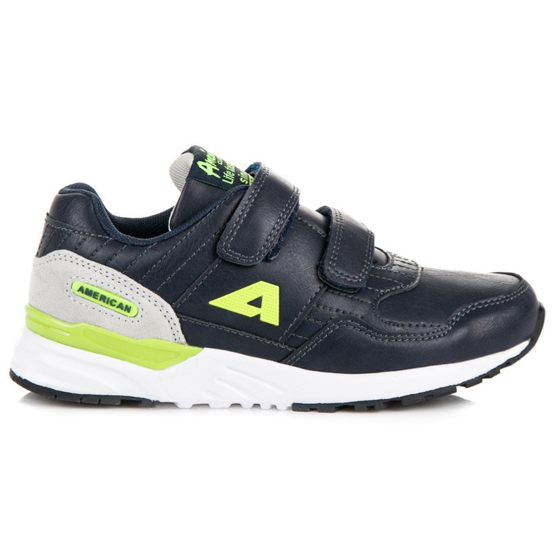 American Club Velcro skor amerikanska klubben blå