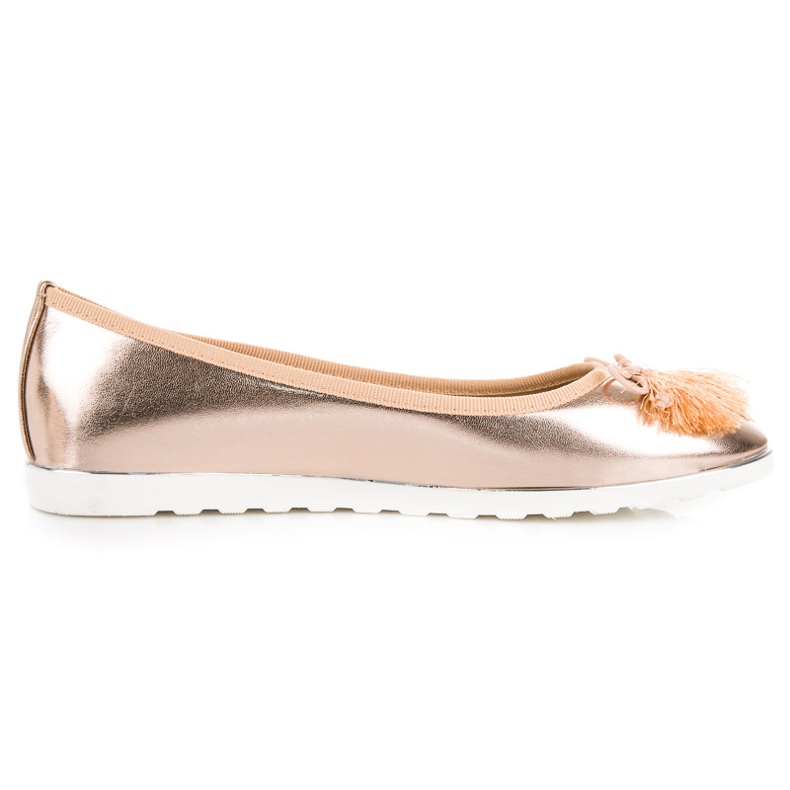 Bestelle Rosa Ballerinor Med Fransar