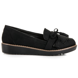 Seastar Loafers med fransar svart