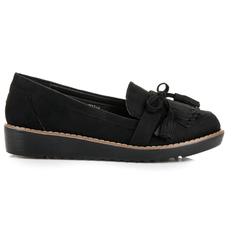 Seastar Loafers med fransar svart