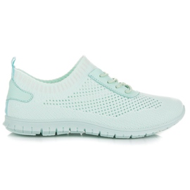 Muto Lätta Openwork -sneakers grön