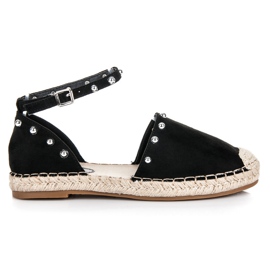 Seastar Platta Espadrillesandaler svart