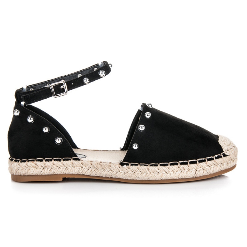Seastar Platta Espadrillesandaler svart