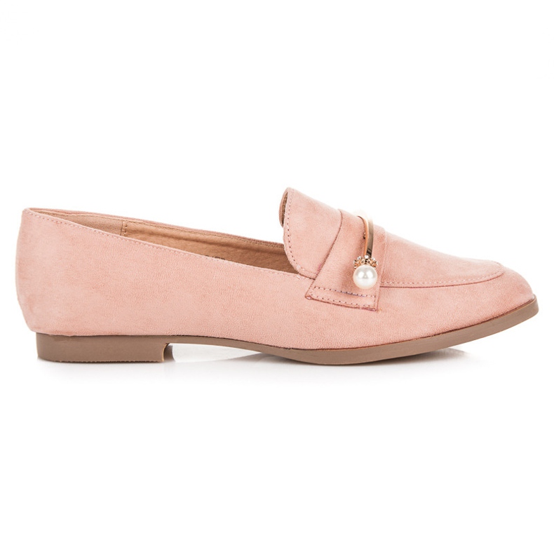 Seastar Loafers med pärlor rosa