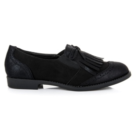 Bestelle Svarta loafers med rosett