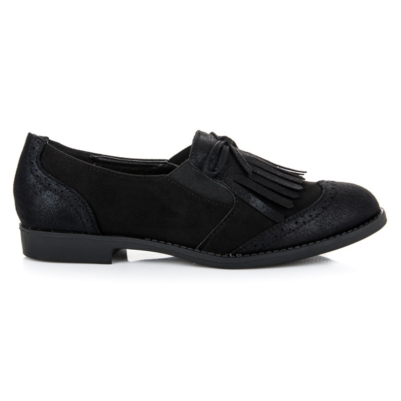 Bestelle Svarta loafers med rosett
