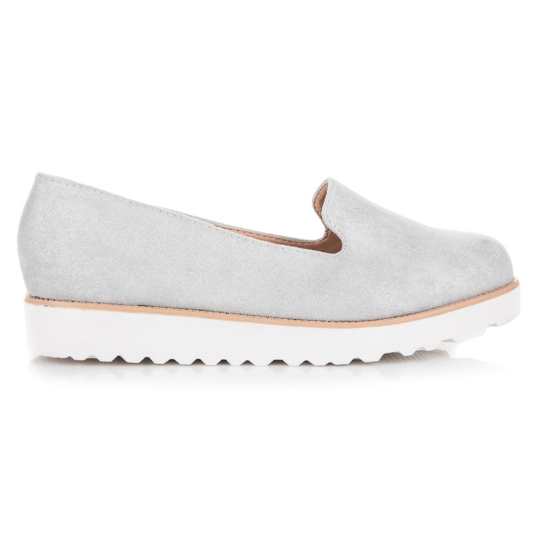 Seastar Slip-on platåskor grå