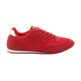 American Club Amerikansk 7066 röd joggingsport vit