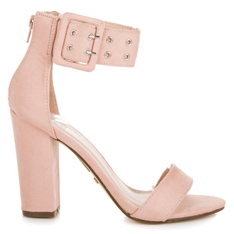 Seastar Rocksandaler med dragkedja rosa