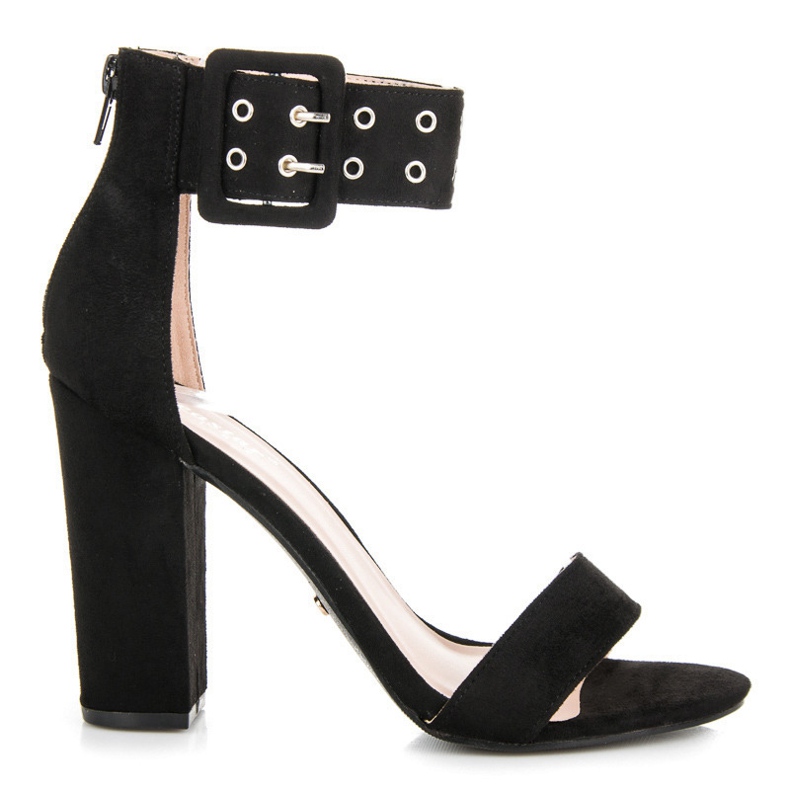 Seastar Rocksandaler med dragkedja svart