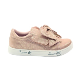 American Club Amerikanska 17386 rosa sneakers gul