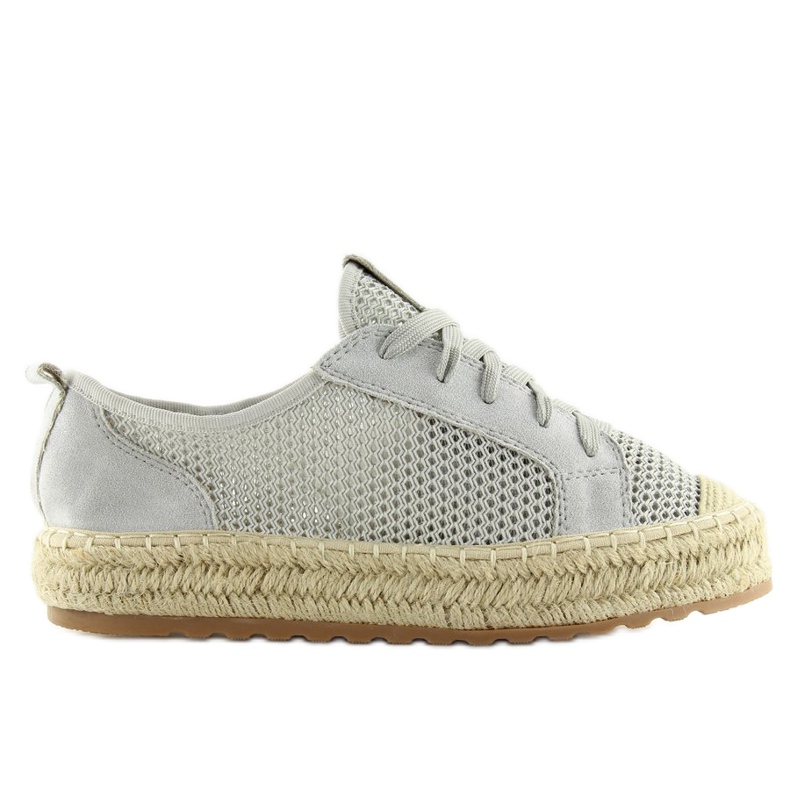Grå espadrilles sneakers BB06P Grå