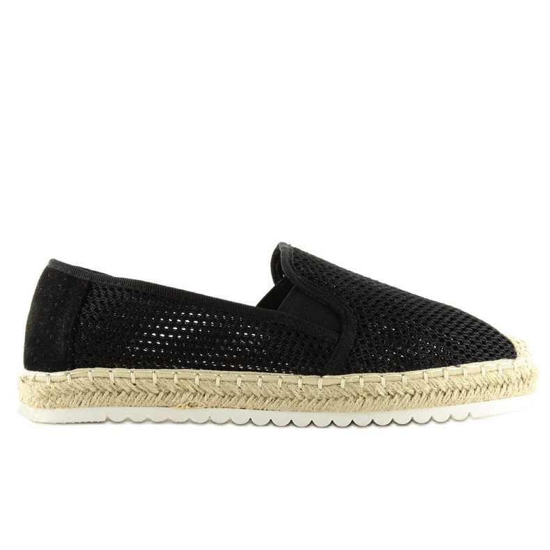 Slip-on espadriller BB03P Svart