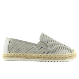 Slip-on grå espadriller BB03P Grå