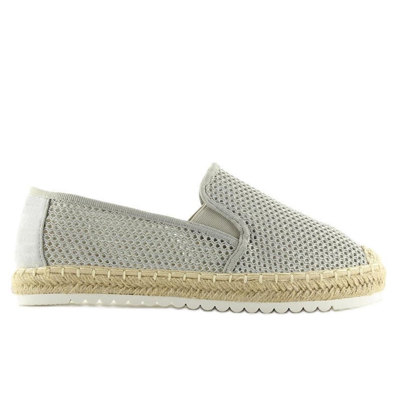 Slip-on grå espadriller BB03P Grå