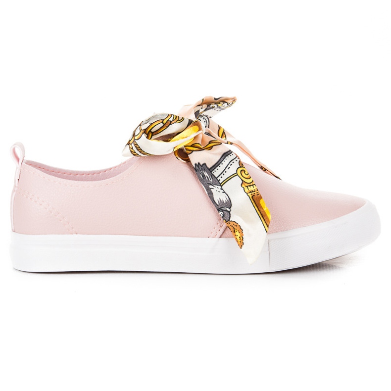 Seastar Snygga sneakers bundna med ett band rosa