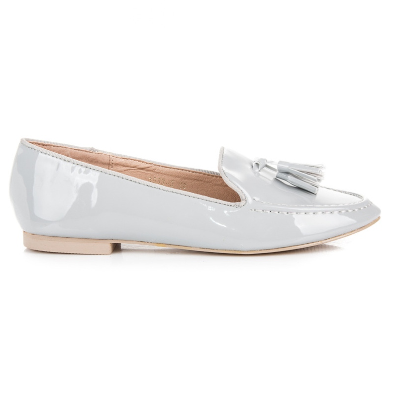 Vices Lackade mockasinskruvstycken grå