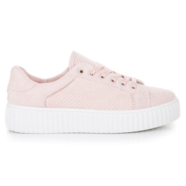 Seastar Mocka sneakers på plattformen rosa
