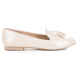 Vices Lackade mockasinskruvstycken brun