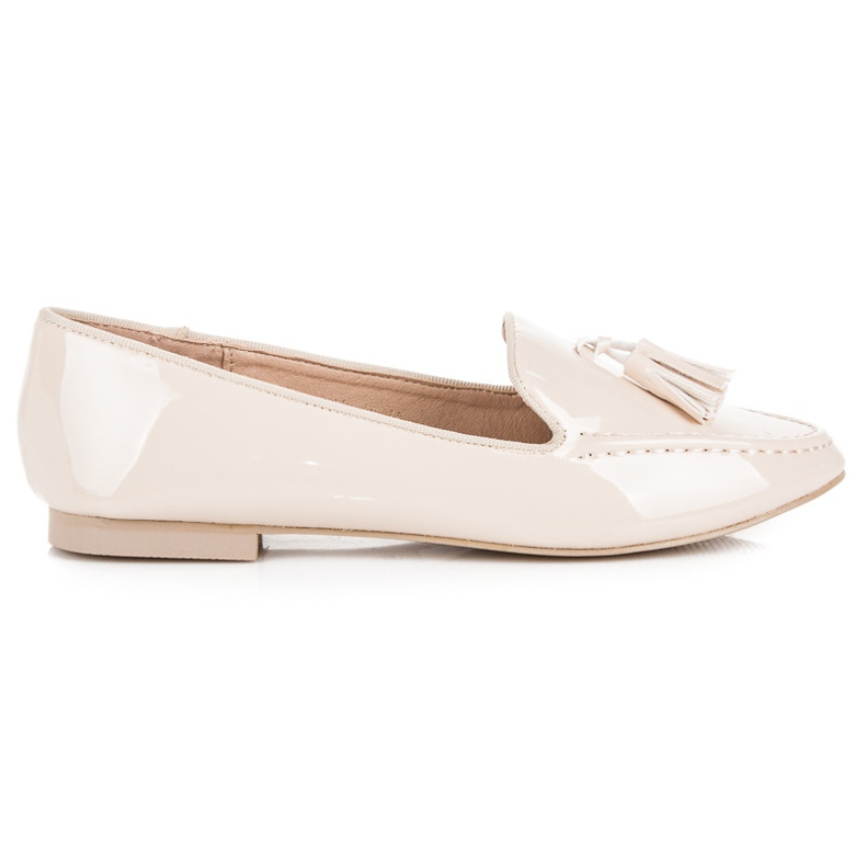 Vices Lackade mockasinskruvstycken brun