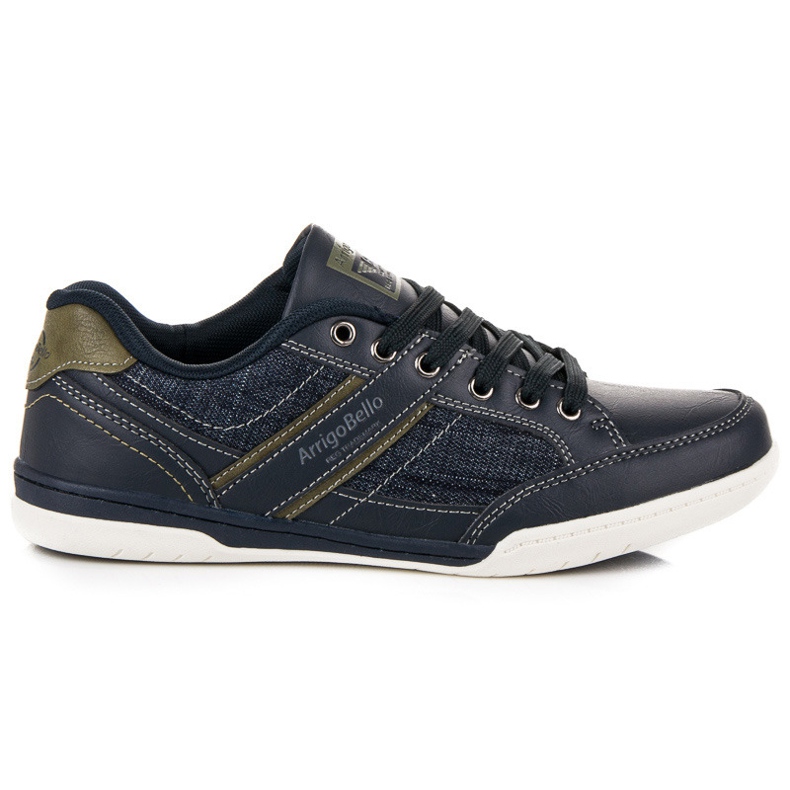Arrigo Bello Navy Mäns sneakers blå
