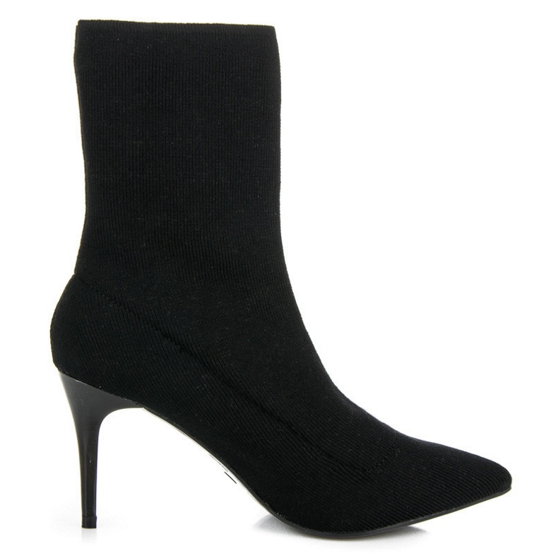 Seastar Slip-on booties för våren svart