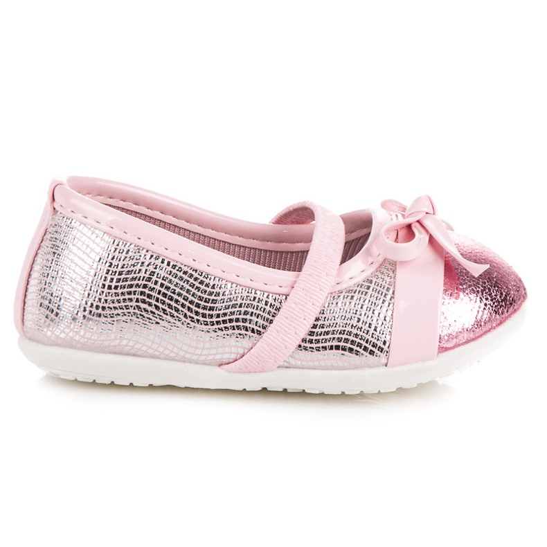 Elastiska ballerinor rosa