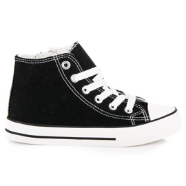 Sneakers Over Ankle Zipper svart