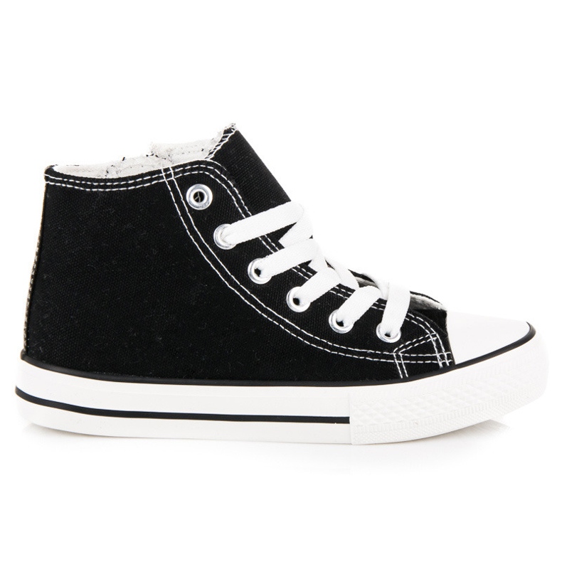 Sneakers Over Ankle Zipper svart