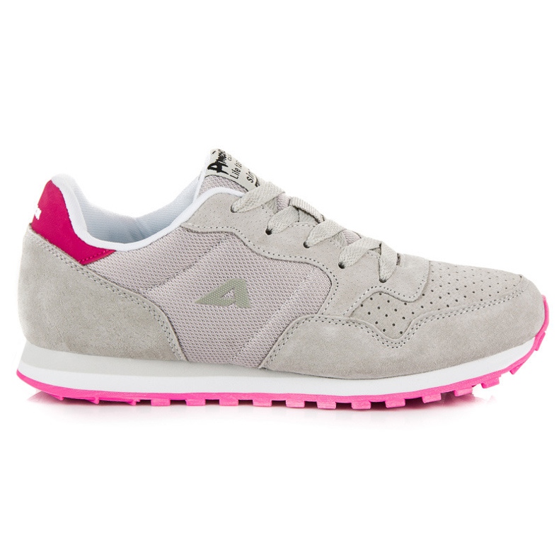 American Club Amerikanska sportskor i läder grå