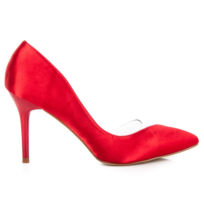 Satin genomskinliga stift röd