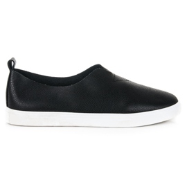 Svarta slip-on sneakers