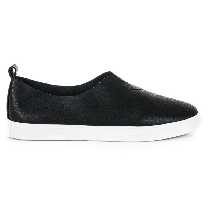 Svarta slip-on sneakers