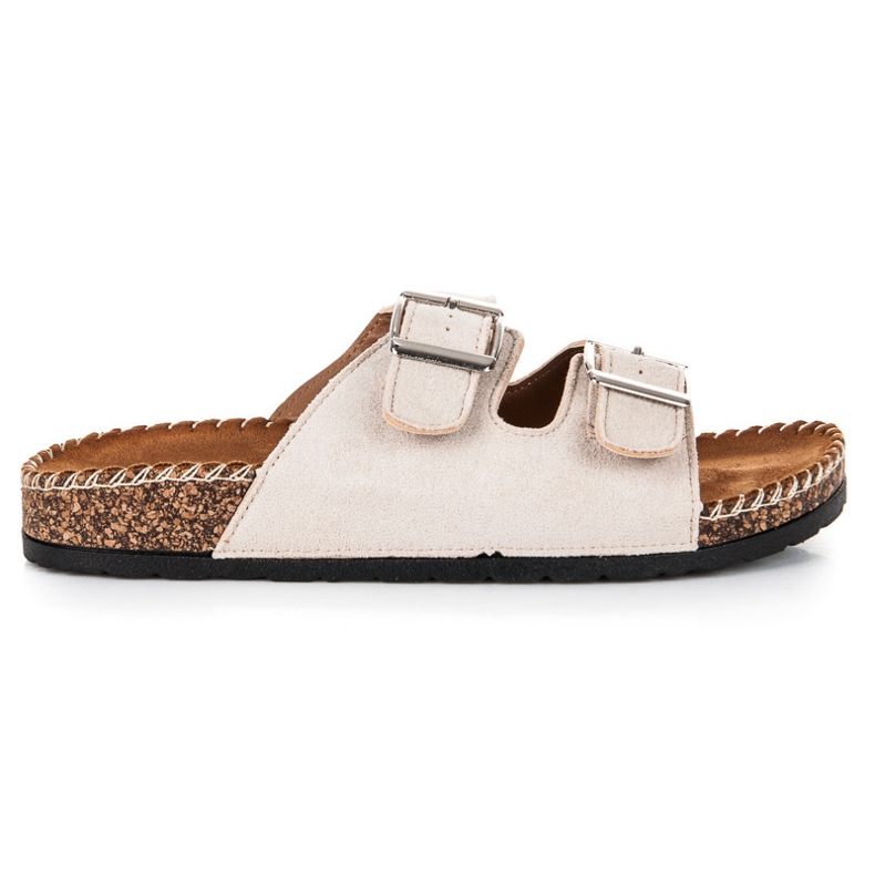 Seastar Mockatofflor med spännen brun