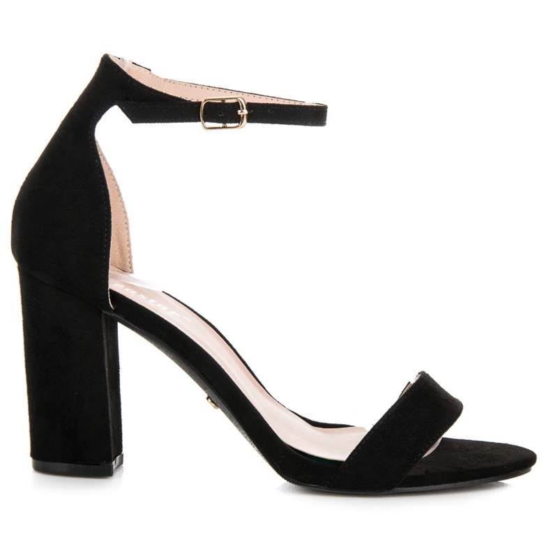 Seastar Sandaler fästs med ett spänne svart