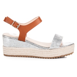 Seastar Wedge espadrillesandaler grå