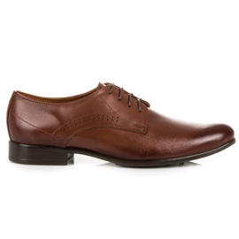 Mäns skor med dekorationer av lucca brun