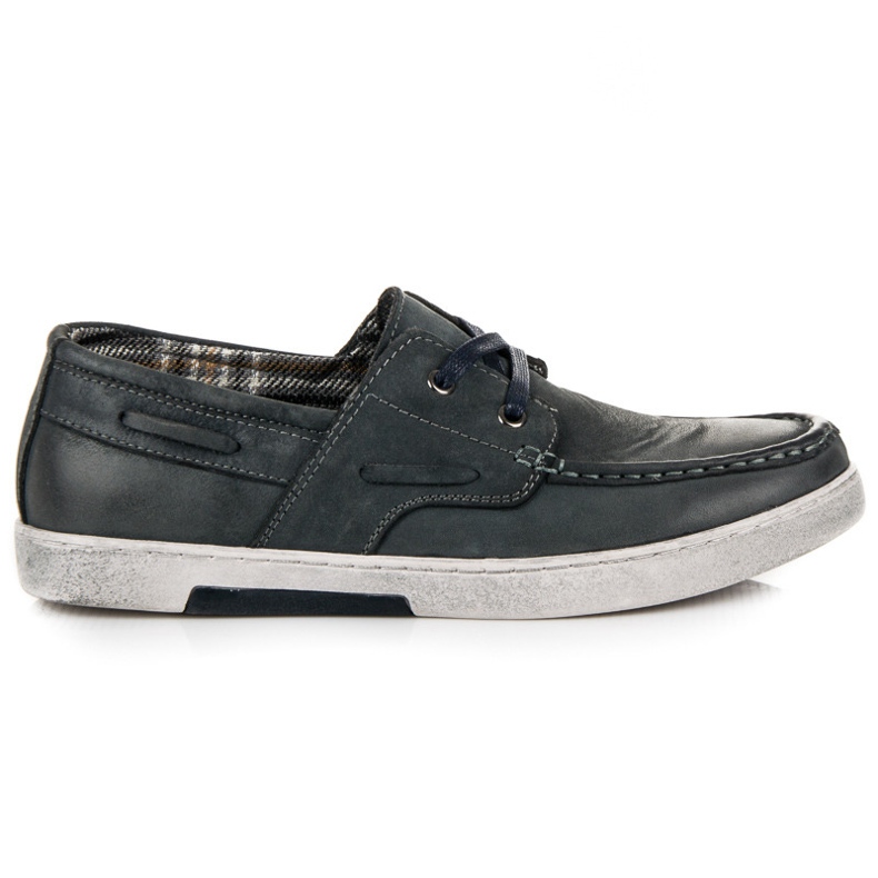 Läderbrädor i New Age grå