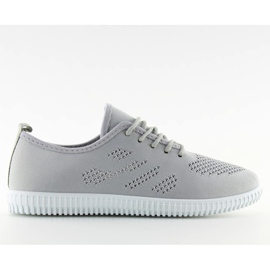 Grå Gråa dam sneakers LA10P Grå