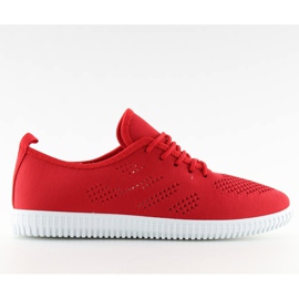 Röda Röda damsneakers LA10P Röda