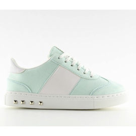 Pastell mintgröna damsneakers