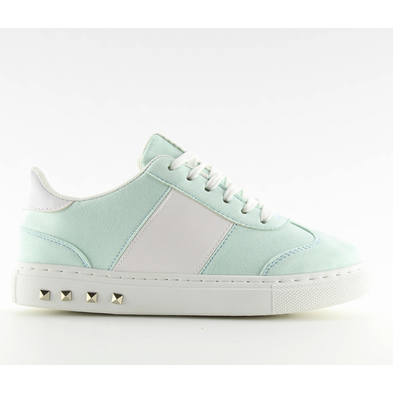 Pastell mintgröna damsneakers