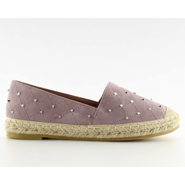Espadrillor med lila 5481 Lila dubbar purpur