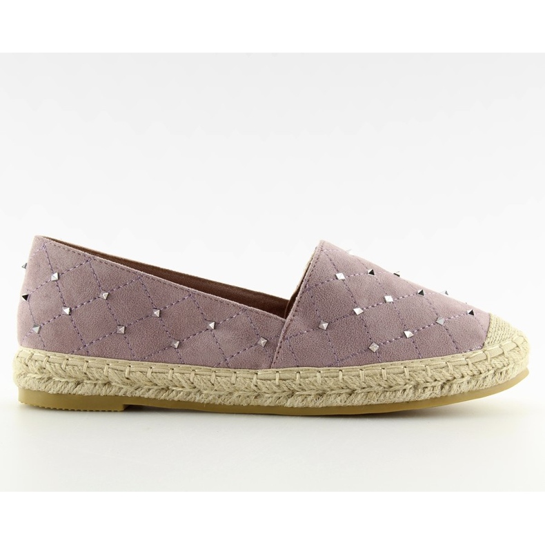 Espadrillor med lila 5481 Lila dubbar violett
