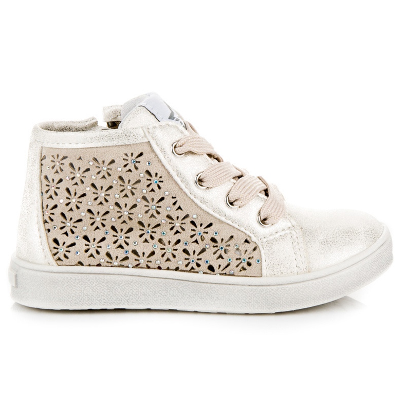 American Club Openwork sneakers med amerikansk skjutreglage gul