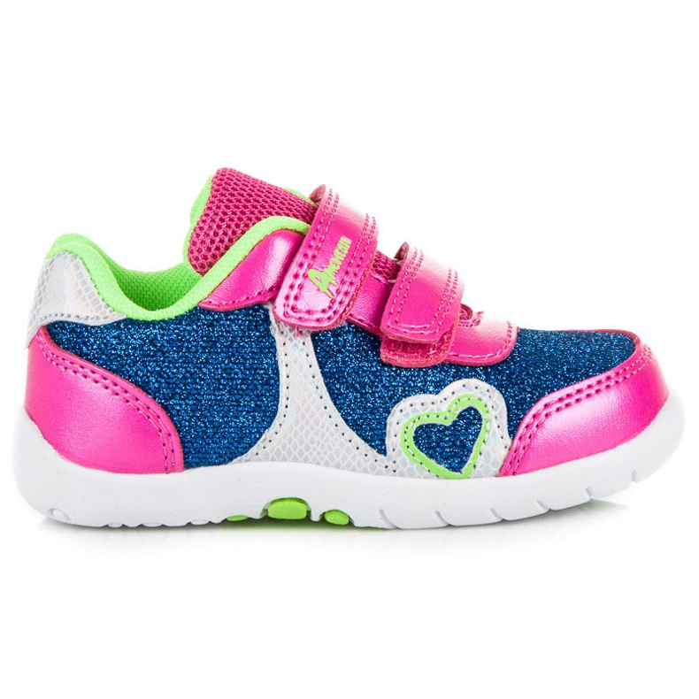 American Club Flickors amerikanska sneakers rosa