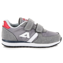 American Club Suede Läder Sneakers American grå